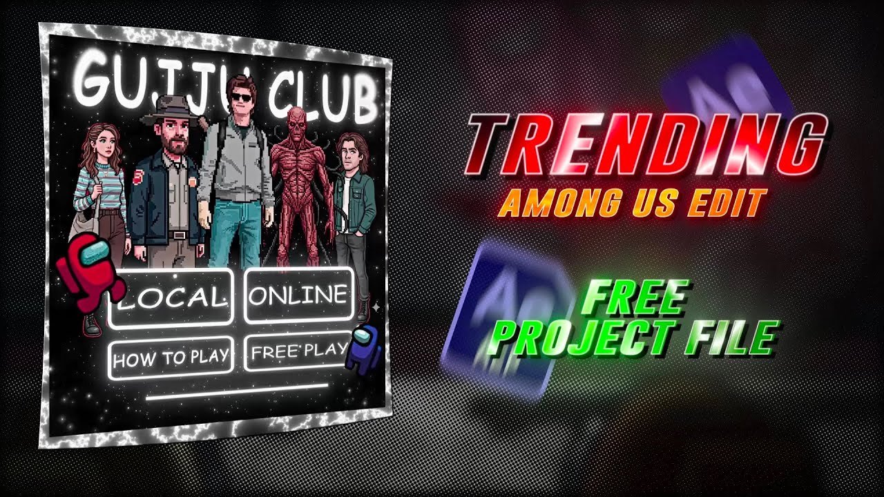 Free After Effects Project: Trending Among Us Edit (Gujju Edition)