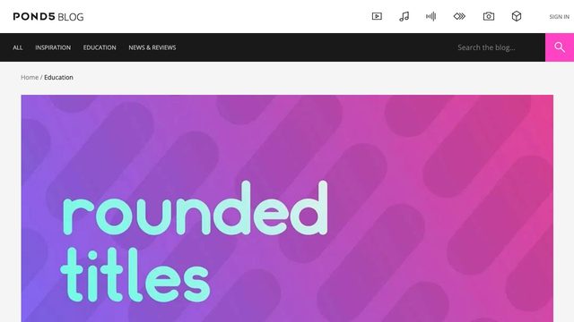 Free After Effects Template: Rounded Lower Thirds (RocketStock)