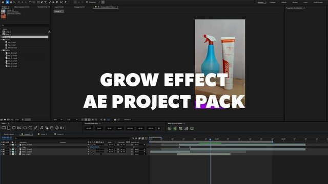 Free After Effects 2023 Project: Grow Effect Pack with SFX (s1lax)