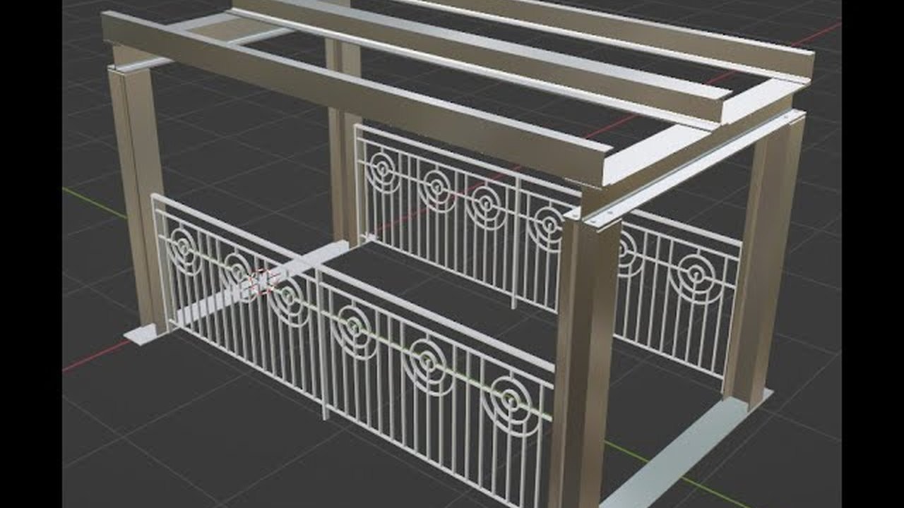 Free Blender Asset Library: HEA Steel Profiles (ciardo youtube)