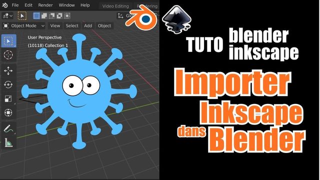 Free Blender 2.83 File: Animated Inkscape SVG Illustration (imppao)
