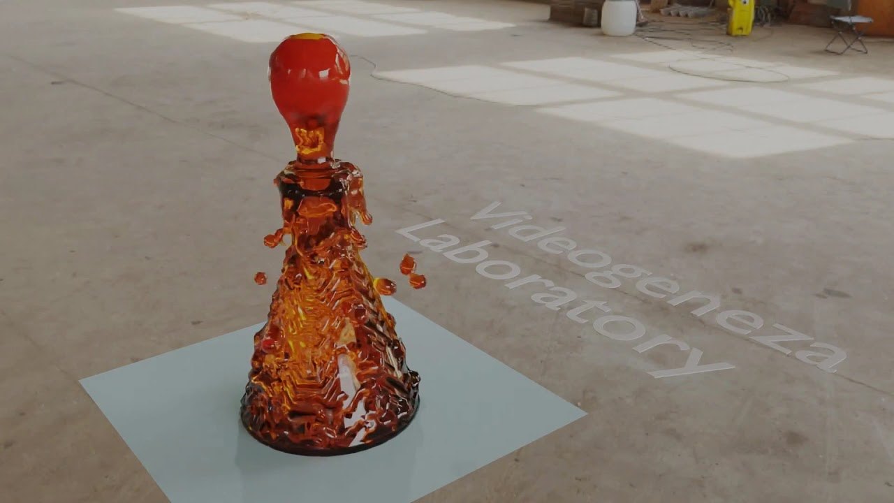 Free Blender Fluid Simulation Scene in LuxCore (Slavko Cusic)