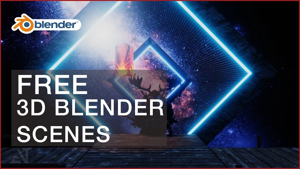 Five Free Blender 2.8 Scene Files (Architecture Topics)