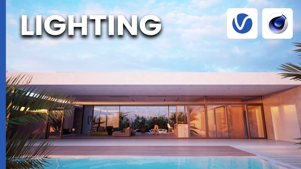 Free V-Ray for Cinema 4D Lighting Practice Scene (Chaos)