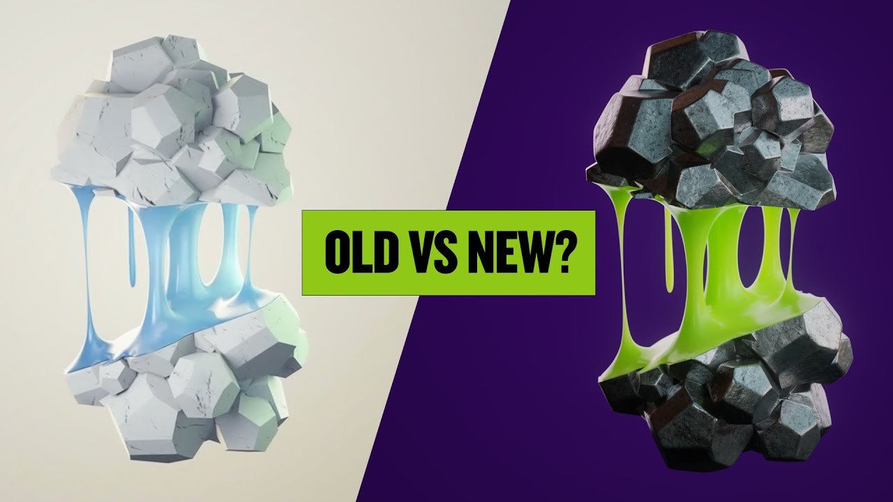 Free C4D Redshift Goo Rock Scene (Greyscalegorilla)