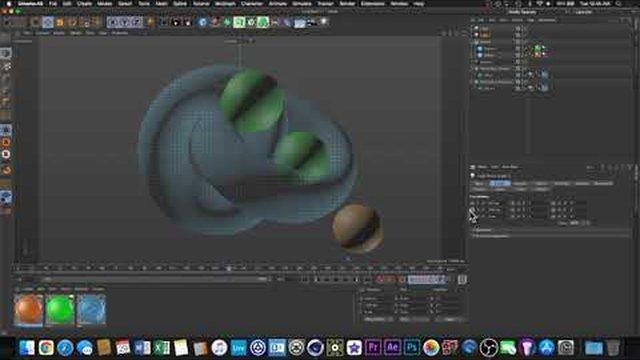 Free Cinema 4D Softbody Torus Physics Animation Scene (Ariel Hawkins)