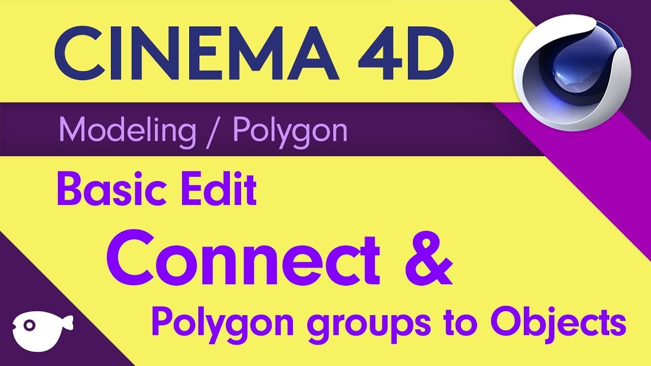 Free Cinema 4D Polygon Editing Study Scenes (Moon's Design Lab)