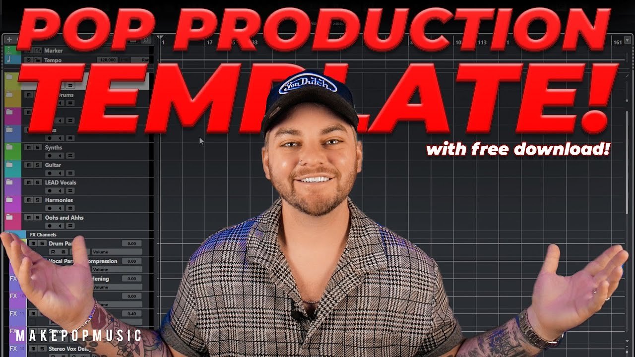 Free Cubase 11 Pro Production Template from Austin Hull