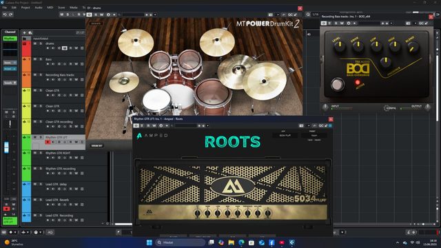 Free Cubase Rock/Metal Recording Template with Free Plugins Only