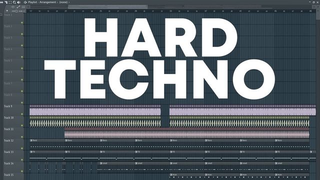 Free FLP: Hard Techno Track in FL Studio, F Minor (D34N)