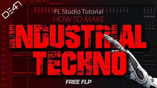 Free FLP: Industrial Techno Track in FL Studio, A Minor (D34N)