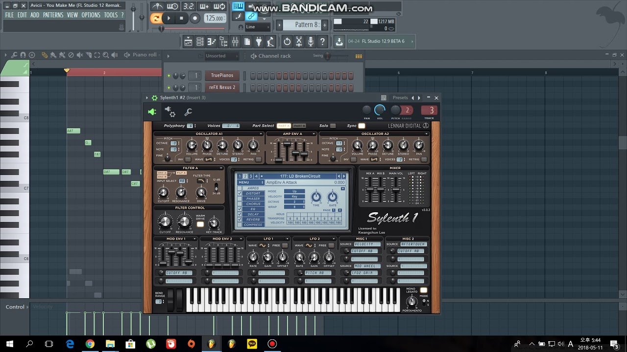 Free FL Studio 12 FLP: Avicii 'You Make Me' Remake (Seong Min)