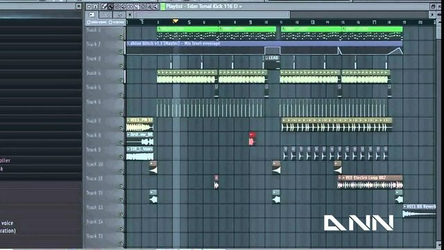 Free FL Studio FLP: Big Room House Base in D, Clean Kick (DNN FLP)