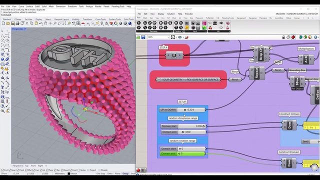 Free Grasshopper File: Kangaroo Circle Packing Millgrain (OTHESIGN)