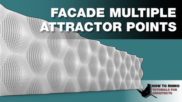 Free Grasshopper Definition: Facade with Multiple Attractor Points