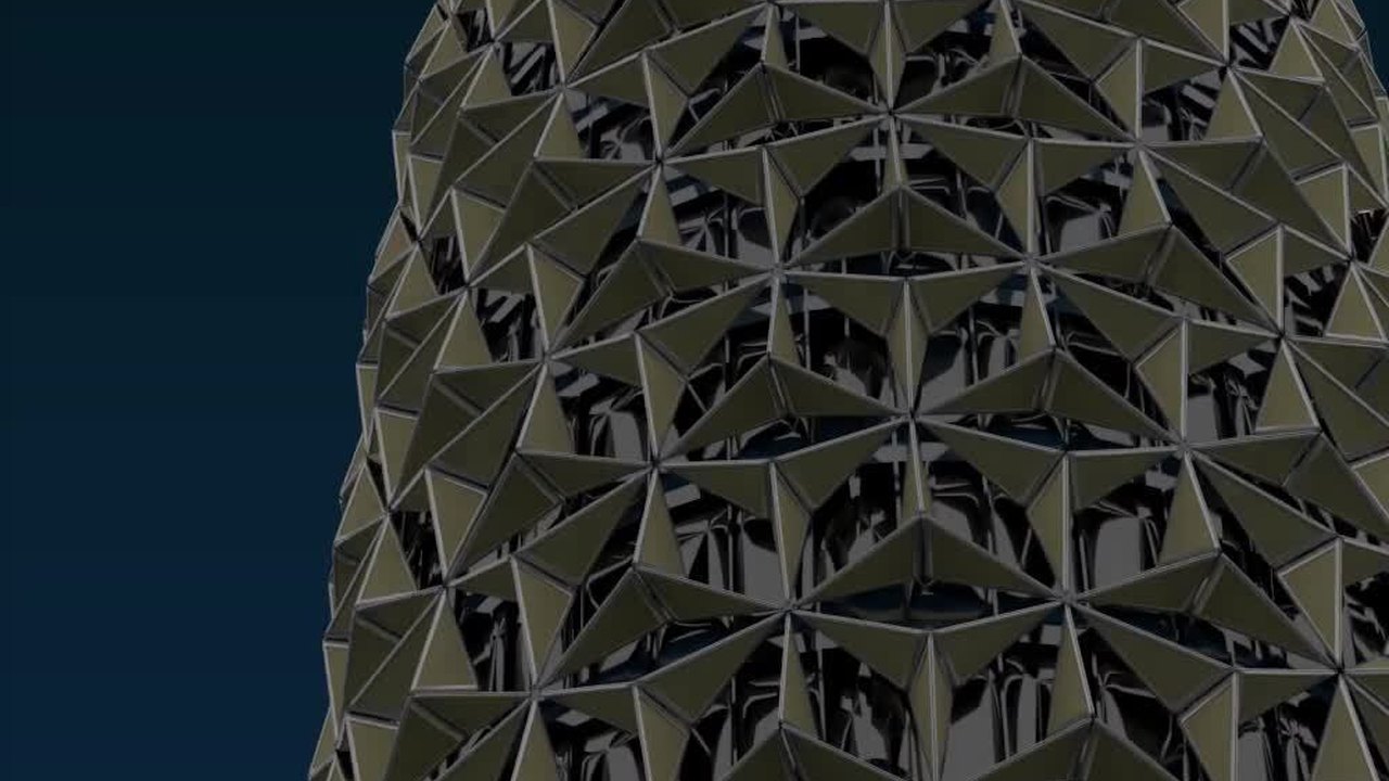 Free Grasshopper File: Al Bahar Towers Facade (felipe__penagos)