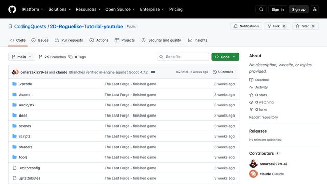 Free Godot 4.7 Project: The Last Forge 2D Roguelite (Coding Quests)