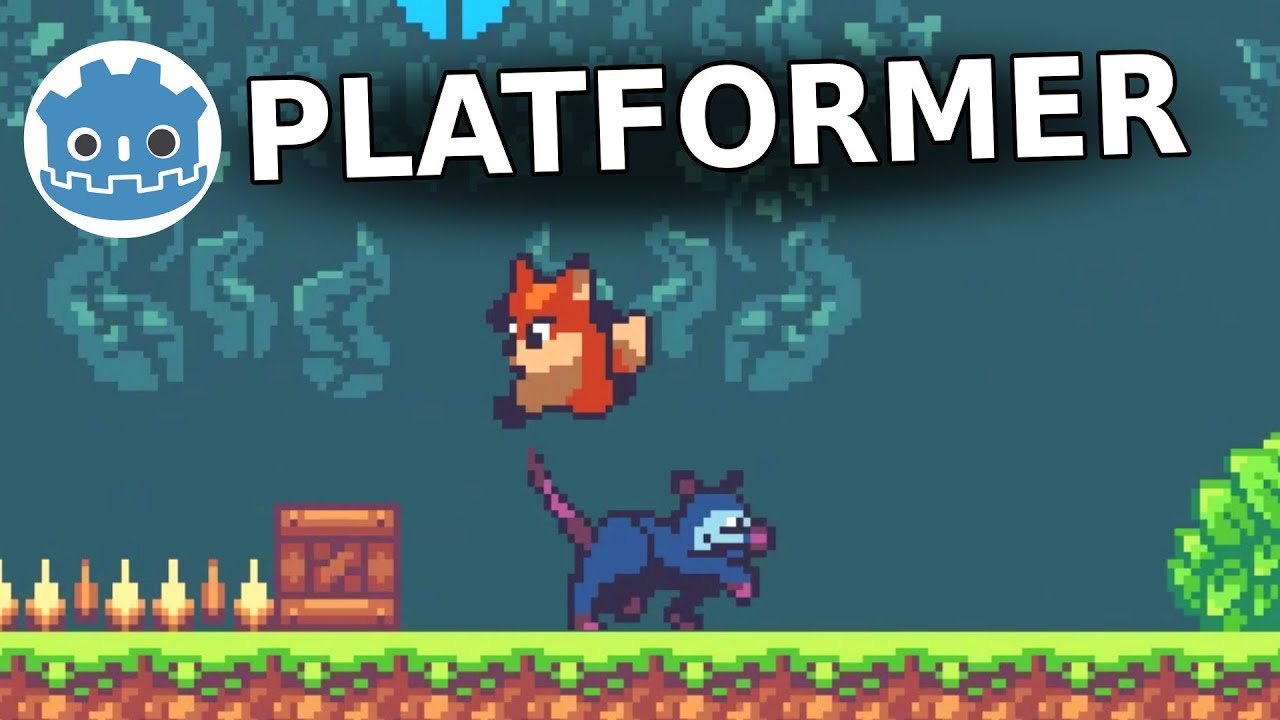 Free Godot 3 Project: Jungle Jump 2D Platformer Example (Packt Book)