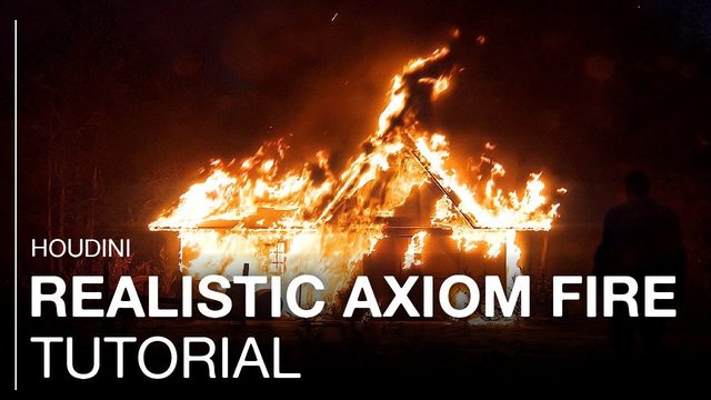 Free Houdini HIP: Realistic House Fire with Axiom Solver (DAMIDIGITAL)