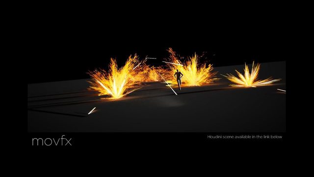 Free Houdini HIPLC: Jet Fire Afterburner Flame Setup (MOVFX)