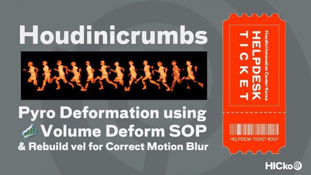 Free Houdini File: Pyro Volume Deform SOP Setup (Houdinicrumbs)
