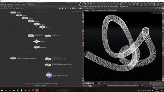 Free Houdini 18.0 HIP: Any Curve to Coil with VEX (Hanjin Cho)
