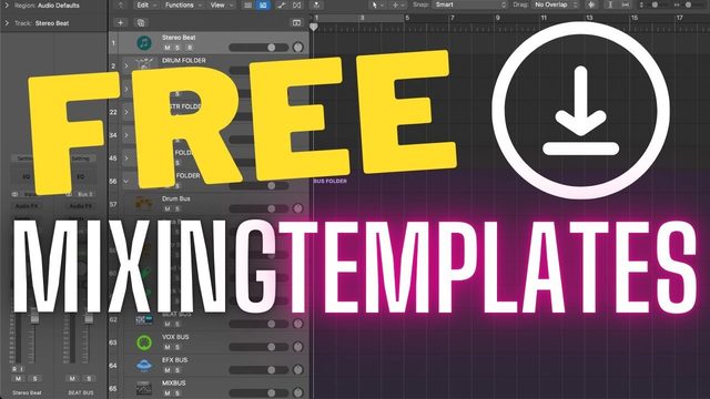 6 Free Logic Pro 11 Mixing Templates in One Zip (Subphotic)