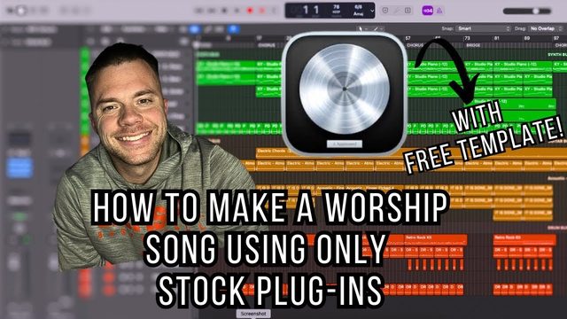 Free Logic Pro X Worship Template with Stock Plugins (Connor Edwards)