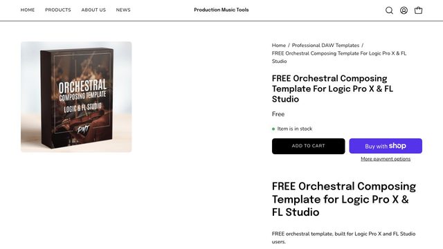 Free Orchestral Composing Template for Logic Pro X (Jon Chapman)