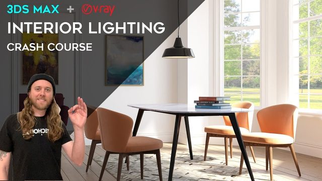 Free 3ds Max V-Ray Interior Lighting Scene Files (Simulation Lab)