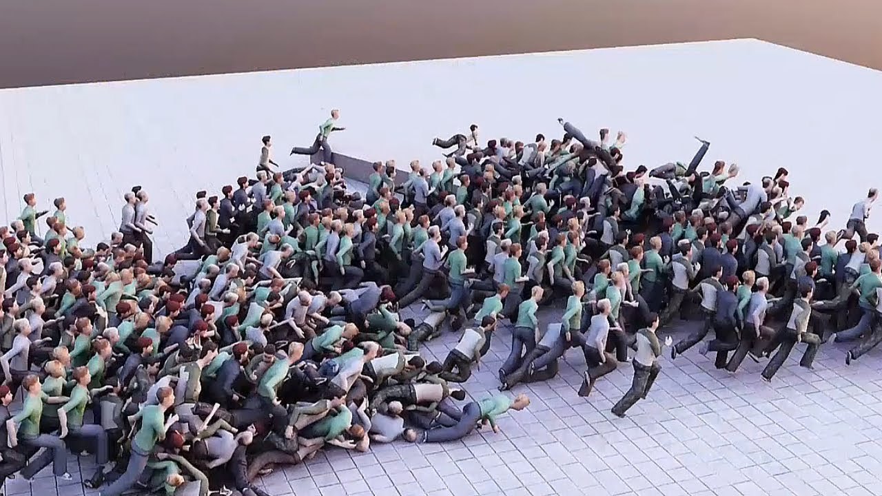 Free 3ds Max tyFlow Stadium Crowd Simulation Scene (Starsbirthvfx)