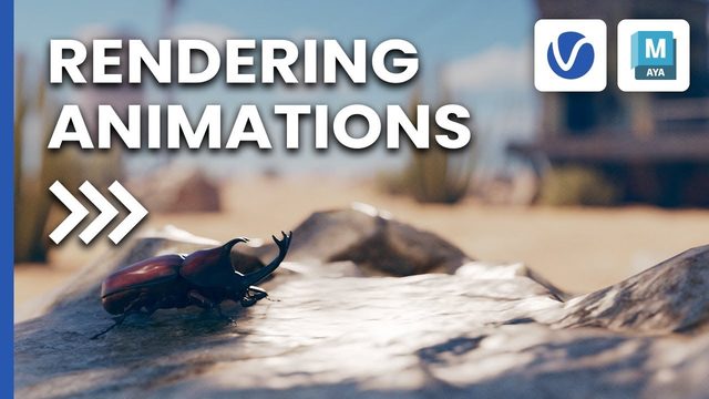 Free Maya V-Ray Scene: Chaos Animation Rendering Practice File