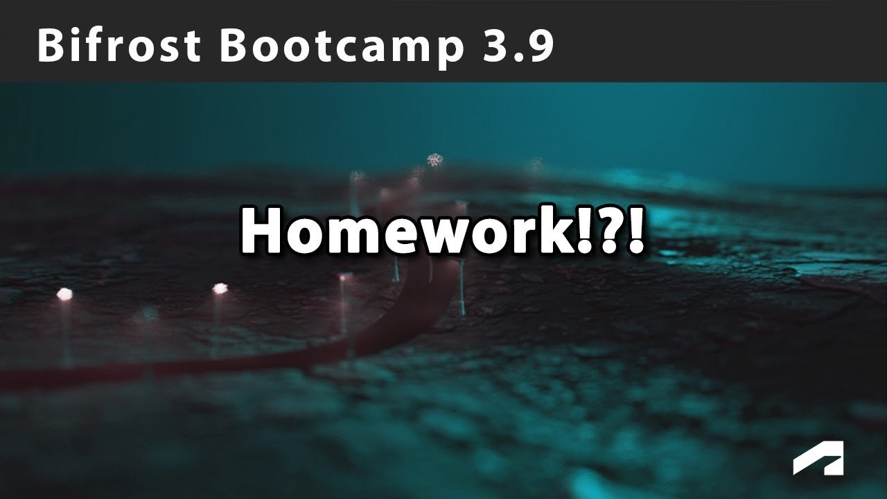 Free Maya Bifrost Files: Bootcamp 3.9 Grass in Wind Strands Exercise