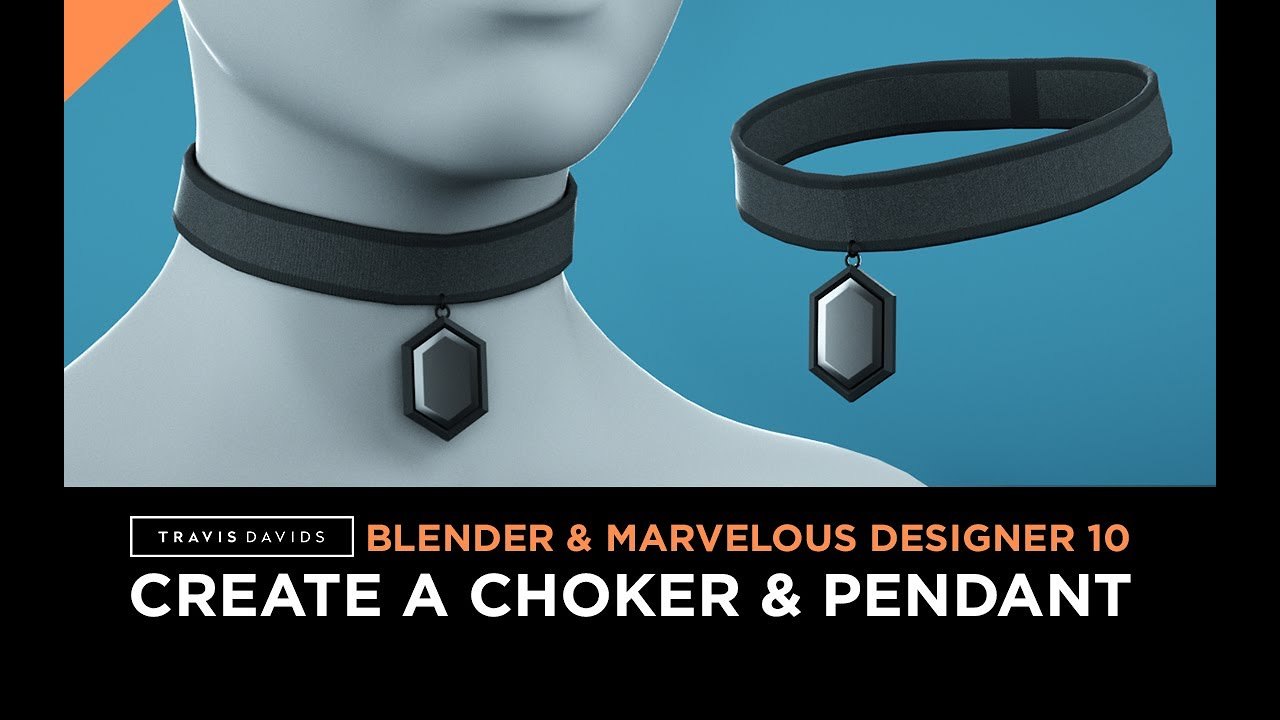 Free MD 10 Project: Choker with Blender Pendant (Travis Davids)