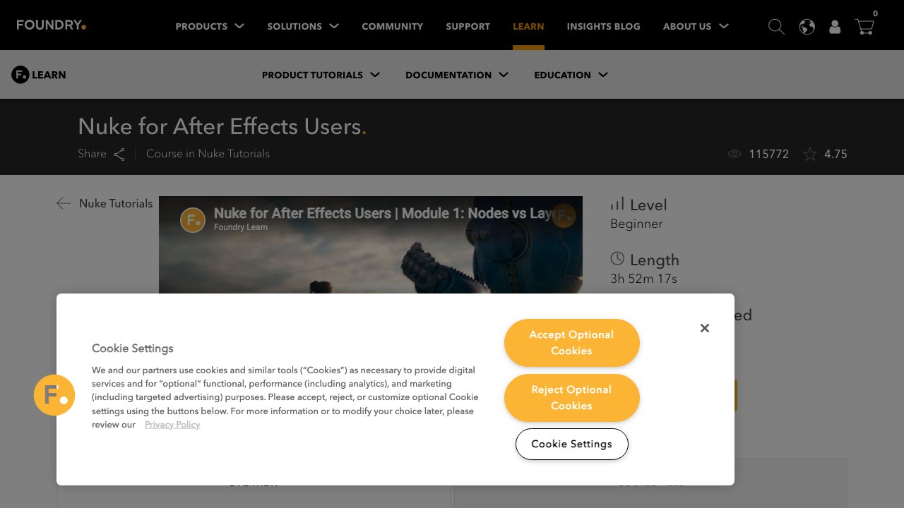 Free Nuke 12.2 Files: Nuke for After Effects Users Course (Foundry)