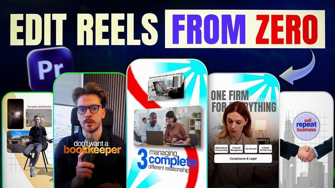 Free Premiere Pro Reel Editing Project Files (HasimFX)
