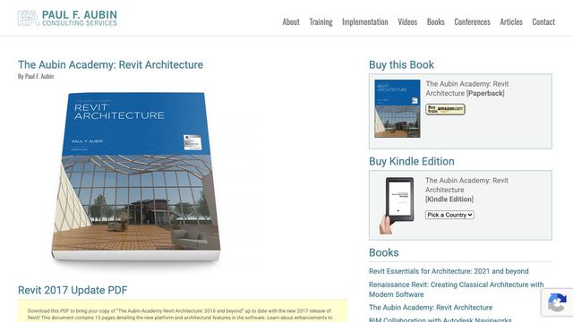 Free Revit 2016 Textbook Datasets: Aubin Academy Revit Architecture