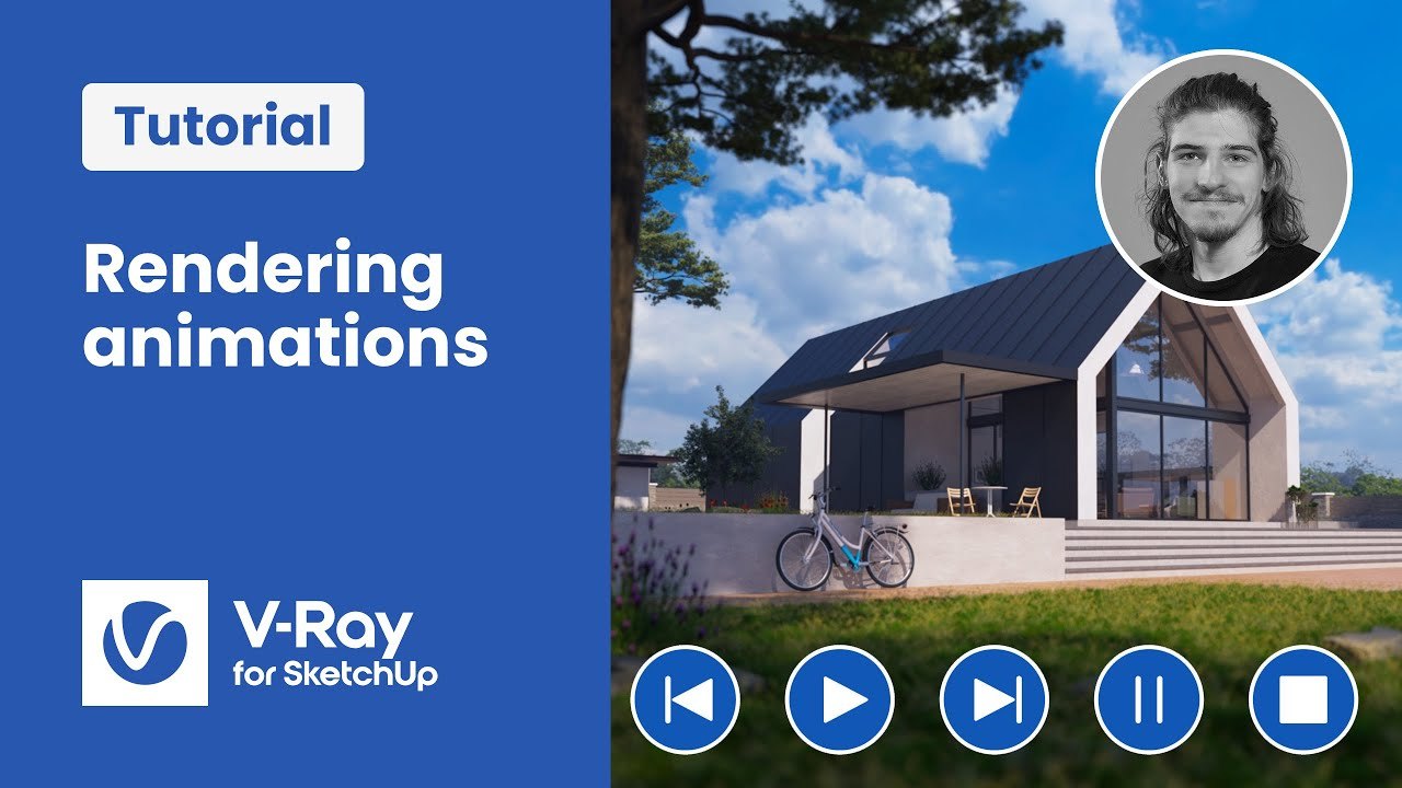 Free V-Ray for SketchUp Animation Scene: Export Tutorial (Chaos)