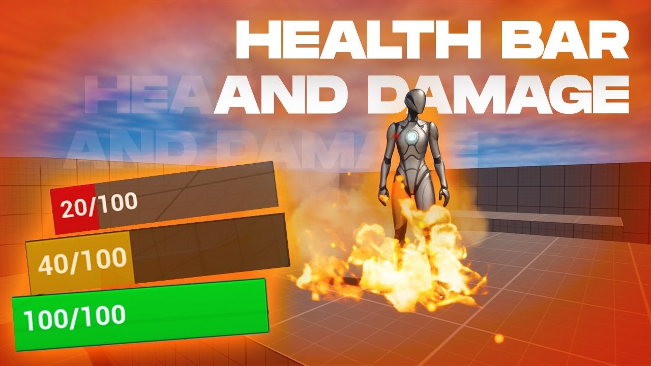 Free UE5 Blueprint Project: Health Bar and Damage System (MelvinTang)