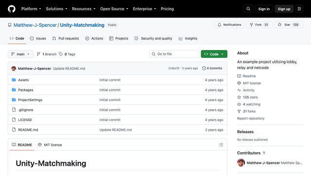Free Unity 2021.3 Project: Lobby and Relay Matchmaking (Tarodev)